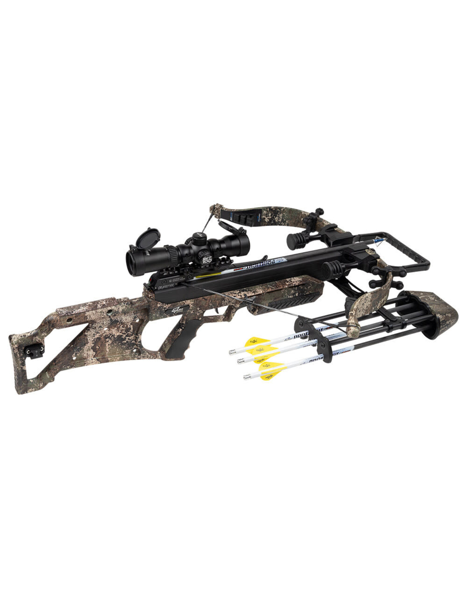 Excalibur Excalibur Micro Suppressor Extreme - TrueTimber Strata with Tact100 Scope & Charger EXT #E10907 400FPS