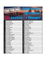 DRAW #1792 - Take Your Pick - Winchester, Savage, Stoeger OR Mossberg!