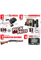 DRAW #1802 - Pick Your Prize - Daiwa, Canuck, Vortex OR Gift Card!