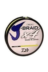 Daiwa Daiwa JB4U20-150FY J-Braid x4 4 Strand Braided Line 20lb 150yd Filler Spool Yellow