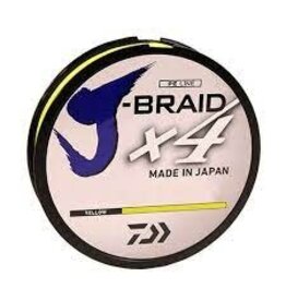 Daiwa Daiwa JB4U20-150FY J-Braid x4 4 Strand Braided Line 20lb 150yd Filler Spool Yellow
