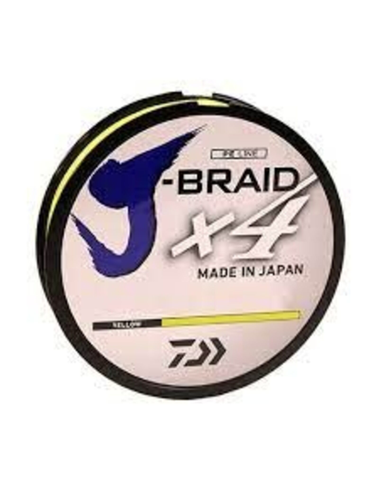 Daiwa Daiwa JB4U15-150FY J-Braid x4 4 Strand Braided Line 15lb 150yd Filler Spool Yellow