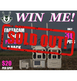 DRAW #1799 - WIN ME - Tactacam PRO 3.0 - 2 Pack ROUND 6
