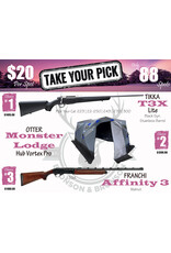 DRAW #1805 - Take Your Pick - Tikka, Otter OR Franchi!