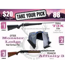 DRAW #1805 - Take Your Pick - Tikka, Otter OR Franchi!