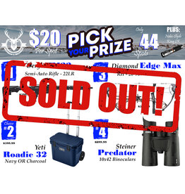 DRAW #1800 - Pick Your Prize - Derya, Yeti, Diamond OR Steiner!