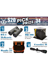 DRAW #1806 - Pick Your Prize - Leupold, Yeti, Frabill OR Vortex!