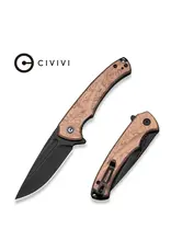 Civivi CIVIVI Voidflare Flipper Knife G10 With Copper Foil Handle (2.92" Black Stonewashed 14C28N Blade) C24040-3