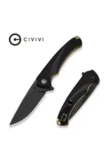 Civivi CIVIVI Voidflare Flipper Knife Black G10 Handle (2.92" Black Stonewashed 14C28N Blade) C24040-1
