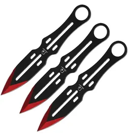 falcon knives Falcon Throwing Knife Set Red FLNA5103RD