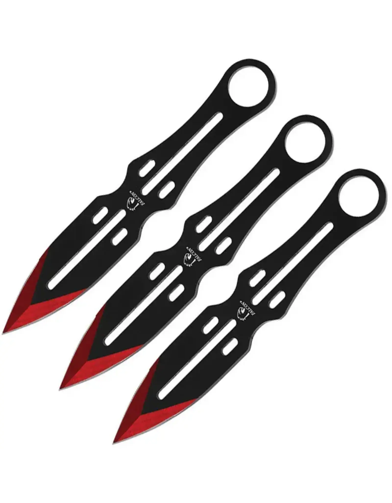 falcon knives Falcon Throwing Knife Set Red FLNA5103RD