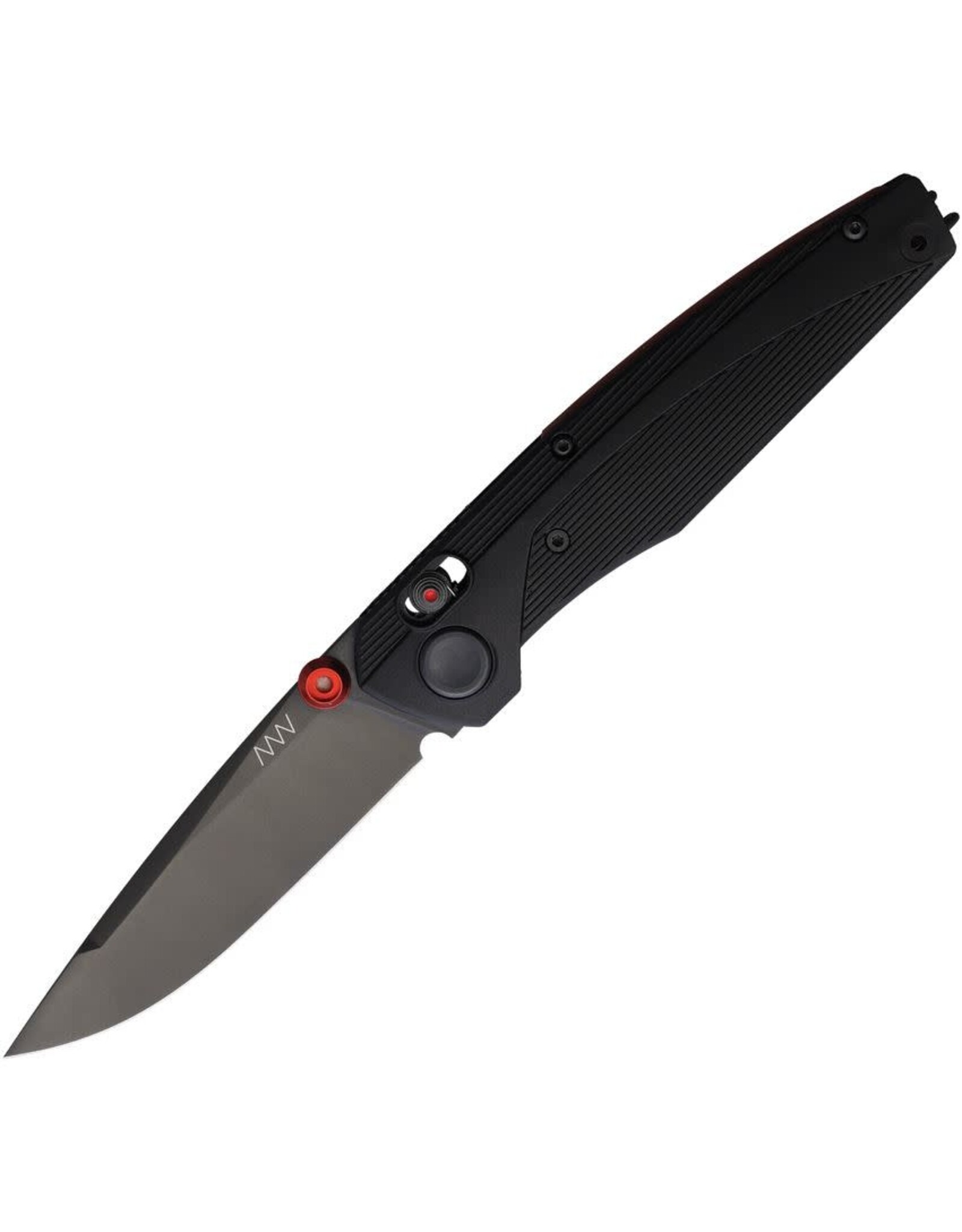 Acta Non Verba Acta Non Verba A100019 A100 Black ALock Knife Blk/Red Handles