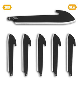 Outdoor Edge Outdoor Edge 3.0in Sheepsfoot Blade 6 Pack Black Replacement Blades OERRSF30K-6C