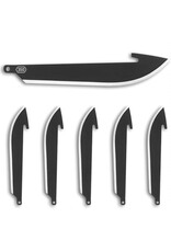 Outdoor Edge OUTDOOR EDGE RazorSafe 3.5" Black Drop-Point Replacebale Blades-Includes 6 Black EDC Blades for Hunting-Compatible with 3.5" RazorSafe Pocket Knives
