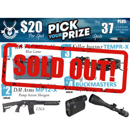 DRAW #1804 - Pick Your Prize - Yeti, Cariboo, Killer Instinct OR Sig Sauer!