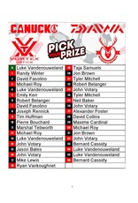 DRAW #1802 - Pick Your Prize - Daiwa, Canuck, Vortex OR Gift Card!