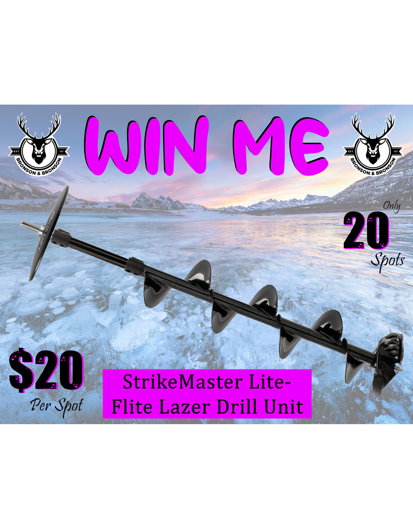 DRAW #1810 - WIN ME - StrikeMaster Lite-Flite Lazer Drill Unit!