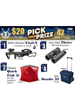 DRAW #1811 - Pick Your Prize - Killer Instinct, Eskimo, Zero Tech OR Yeti!