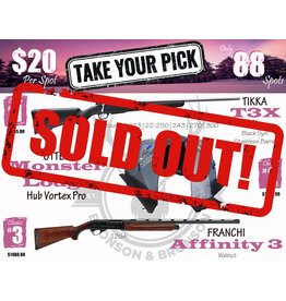 DRAW #1805 - Take Your Pick - Tikka, Otter OR Franchi!