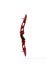 Galaxy Crescent 25" ILF Recurve Riser Red with Silver Star Limbs