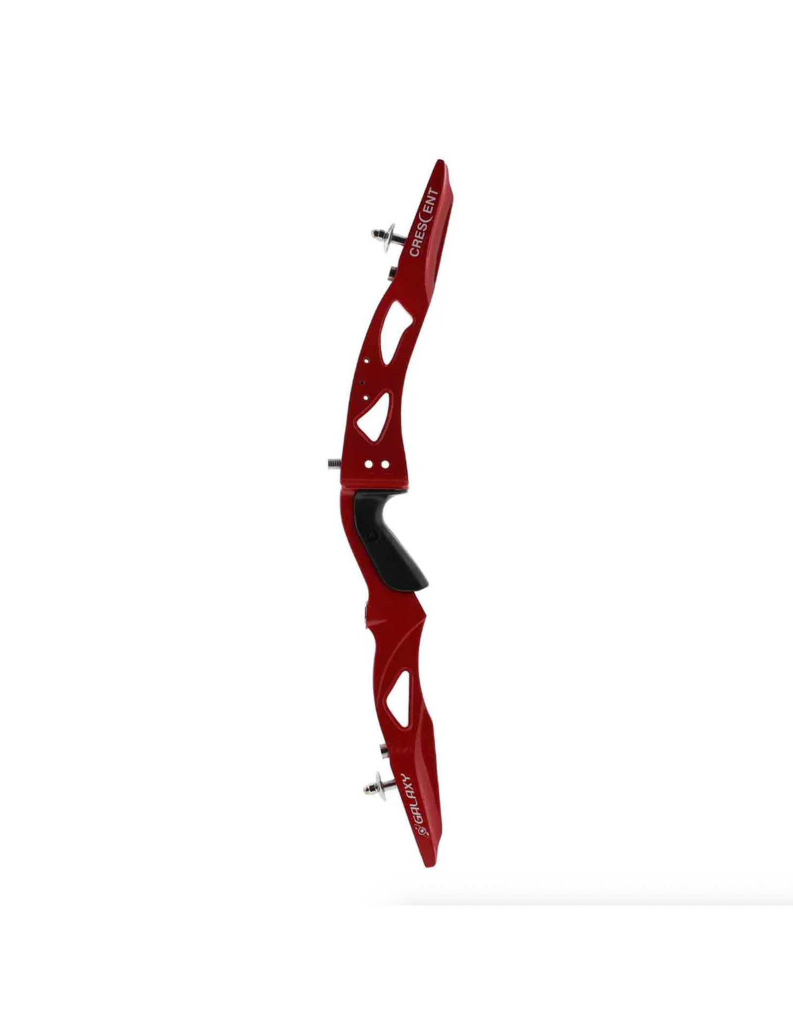 Galaxy Crescent 25" ILF Recurve Riser Red with Silver Star Limbs