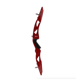 Galaxy Crescent 25" ILF Recurve Riser Red with Silver Star Limbs