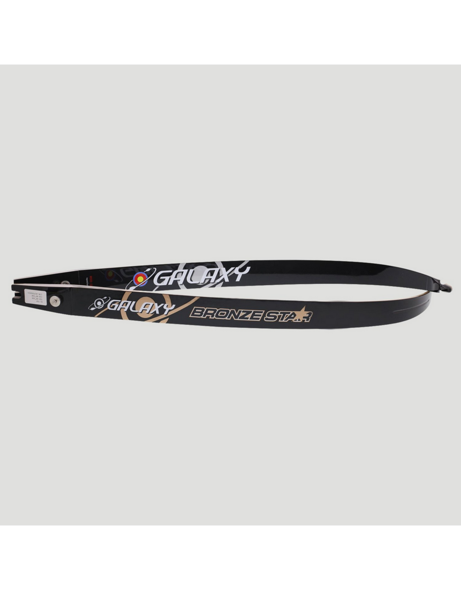Galaxy Crescent 25" ILF Recurve Riser Red with Silver Star Limbs