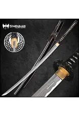 shinwa Shinwa Royal Warrior Handmade Samurai Sword | 27 3/8" Damascus Steel Blade | 41 1/2" Overall Length | Wrapped Handle | Matching Scabbard Included