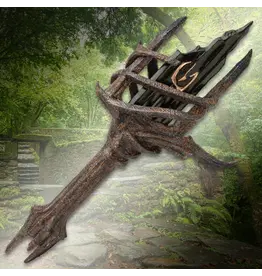 United Cutlery Elfish Black Sword - Polyresin Replica, Ornate Detailing, 15 3/4"