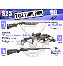 DRAW #1815 - Take Your Pick - Beretta, Excalibur OR Tikka!