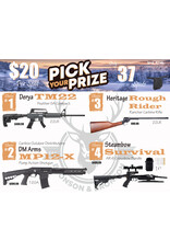DRAW #1816 - Pick Your Prize - Derya, Cariboo, Heritage OR Steambow!