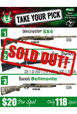 DRAW #1808 - Take Your Pick - Winchester, Tikka OR Benelli!