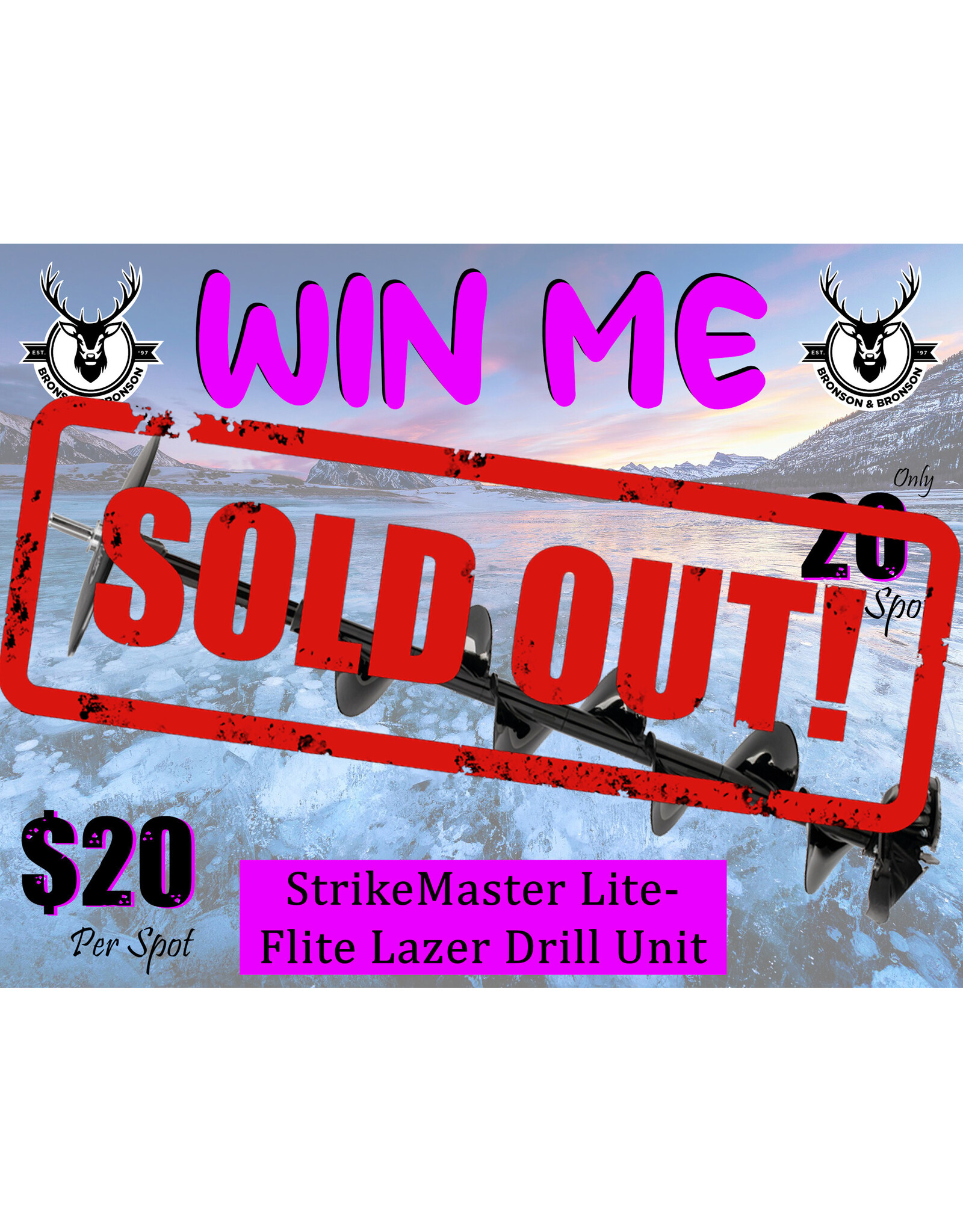 DRAW #1810 - WIN ME - StrikeMaster Lite-Flite Lazer Drill Unit!