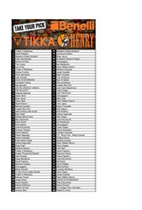 DRAW #1812 - Take Your Pick - Tikka, Benelli OR Henry!