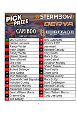 DRAW #1816 - Pick Your Prize - Derya, Cariboo, Heritage OR Steambow!