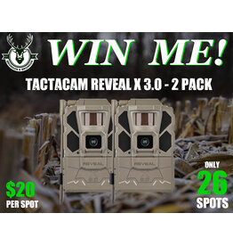 DRAW #1820 - WIN ME - Tactacam Reveal X 3.0 - 2 Pack! ROUND 13