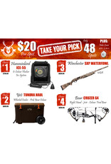 DRAW #1822 - Take Your Pick - Humminbird, Yeti, Winchester OR Bear!