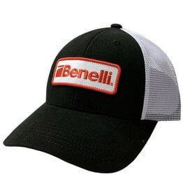 Benelli Benelli Trucker Hat Black and with White Mesh One Size