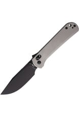 CJRB CJRB Bolt Recoil Lock Black AR-RPM9 Blade Gray Titanium Handle