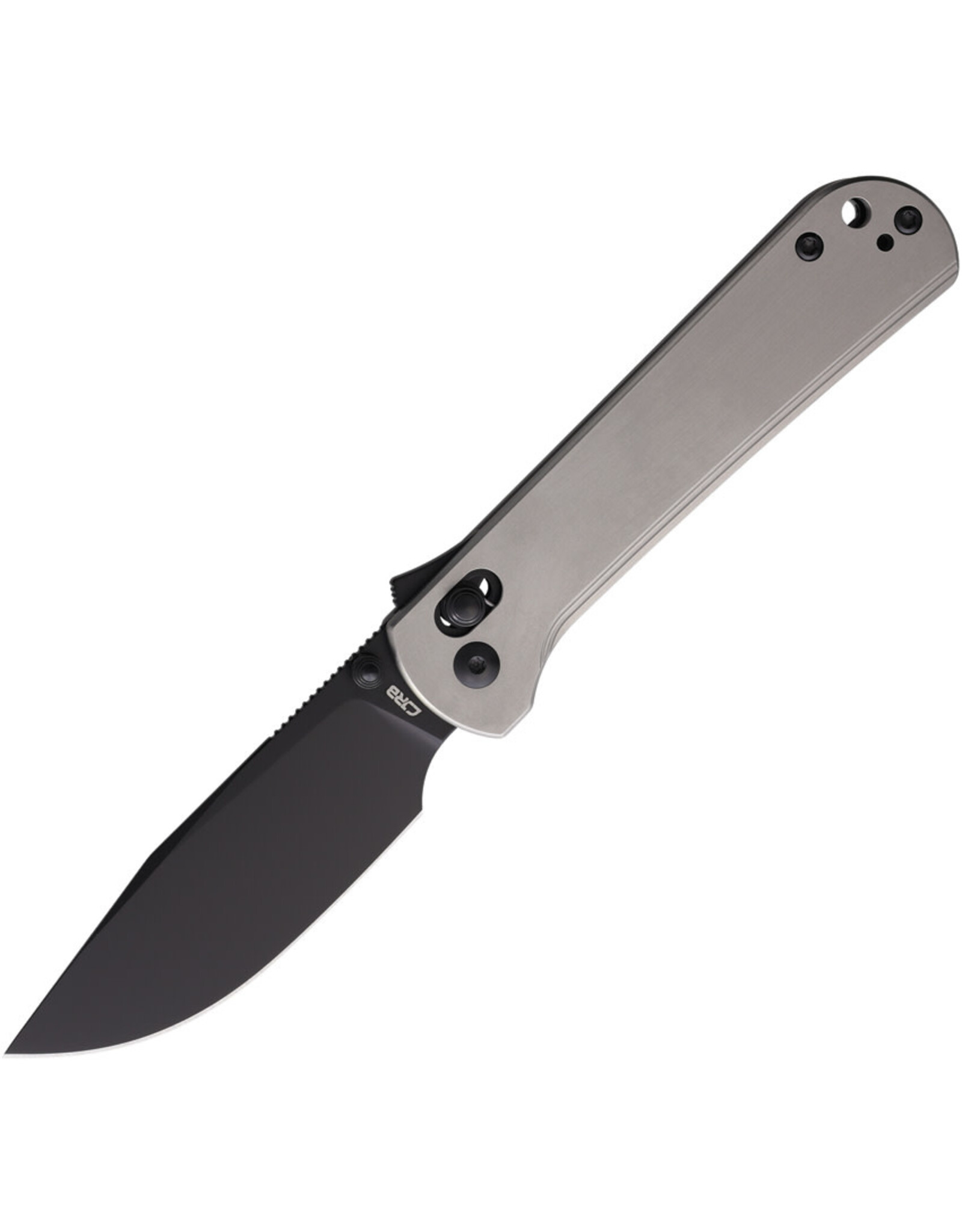 CJRB CJRB Bolt Recoil Lock Black AR-RPM9 Blade Gray Titanium Handle