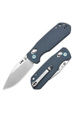 CJRB CJRB 1954GYF Maximal Stonewash Drop Point Crossbar Lock Knife Blue/Gray G10 Handles