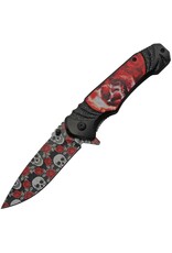 Rite Edge Rite Edge 300505N Rose Skull Linerlock