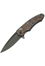 Rite Edge Rite Edge 300488 Howling Wolf Linerlock