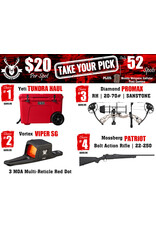 DRAW #1831 - Take Your Pick - Yeti, Vortex, Diamond OR Mossberg!