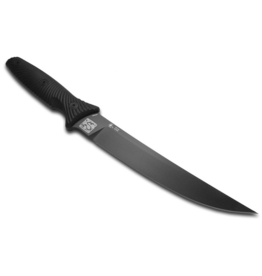 Spartan Blades Spartan Blades Field Grade Tu Lam Spartan-Ronin Torii Fixed Blade Knife 6.5" D2 Black Trailing Point Blade, Contoured Black G10 Handles, Black Molded Plastic Sheath - SBBL4BKBK