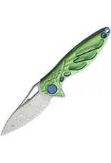 RikeKnife RIKEKNIFE Mini-G Hummingbird 1.57 inch Framelock Folding Knife - RK-11235-2 - Green