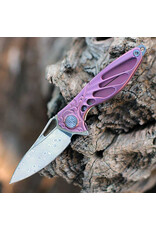 RikeKnife RIKEKNIFE Mini-G Hummingbird 1.57 inch Framelock Folding Knife - RK-11235-3 - Pink