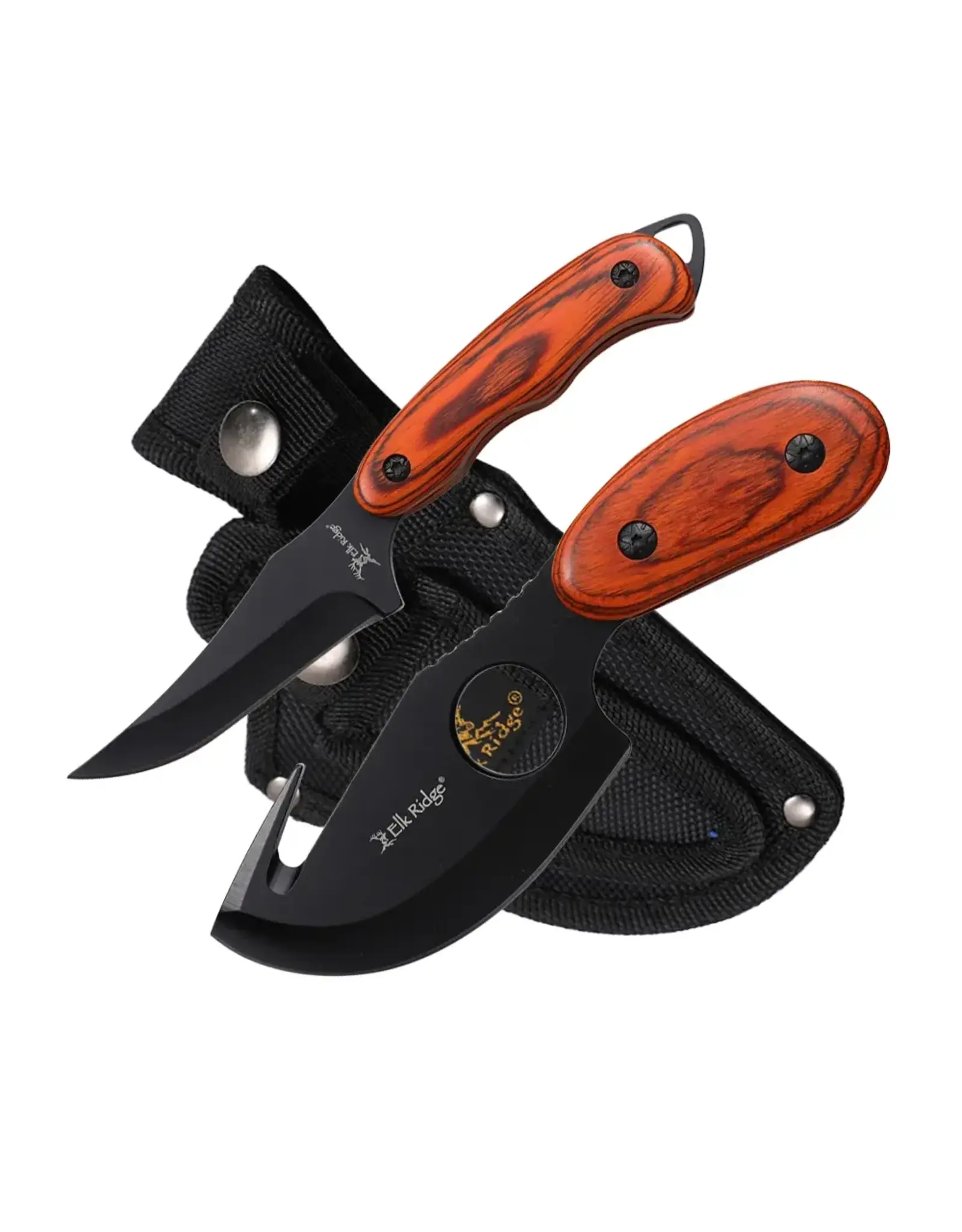 Elk Ridge Elk Ridge - 2-PC Fixed Blade Hunting Knife Set - ER-300BN
