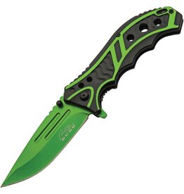 Rite Edge Rite Edge Caution Linerlock GREEN CN300585GN