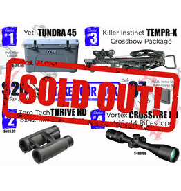 DRAW #1829 - Take Your Pick - Yeti, Zero Tech, Killer Instinct OR Vortex!